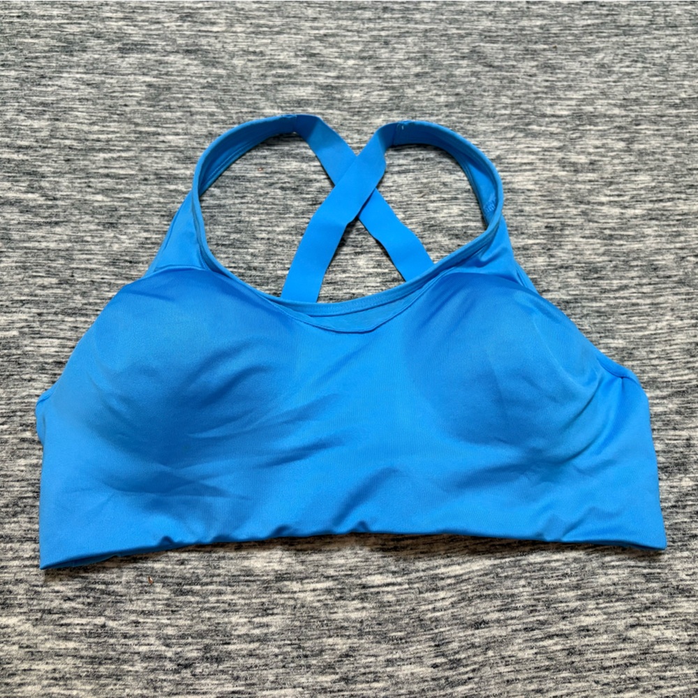 PINK Victoria's Secret Blue Sports Bra
